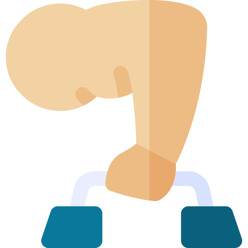 Pushups workout arm grips icon