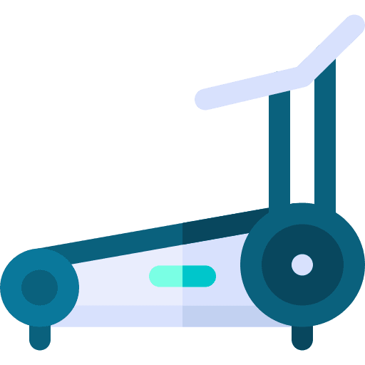 Treadmill fitness treadmill sports and competition icon