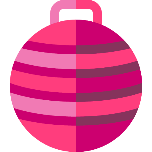 Pilates ball pilates meditation sports and competition icon