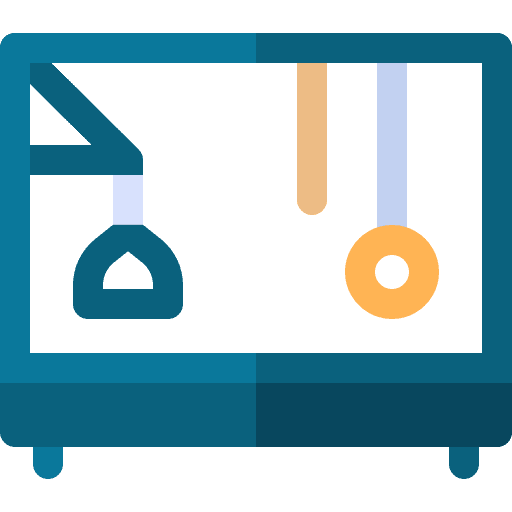 Pilates machinery equipment sport icon