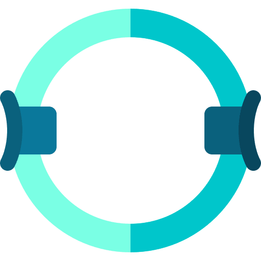 Resistance ring ring excersice wellness icon