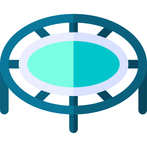 Trampoline fair show fairground icon