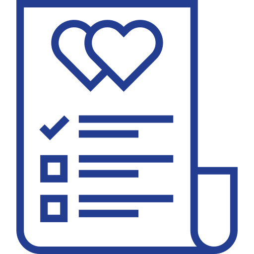 Wedding planning wedding plans tasks list icon