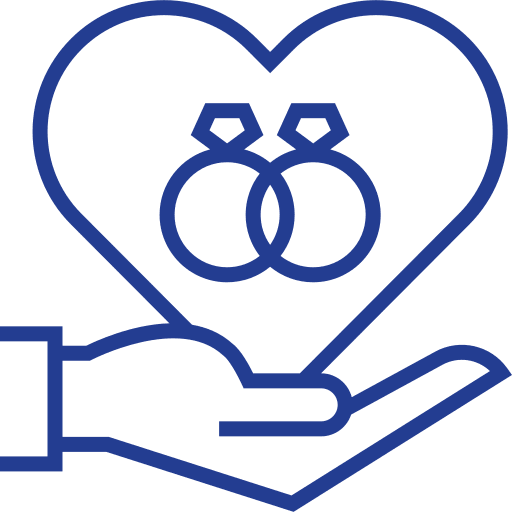 Hand diamond ring rings marriage icon