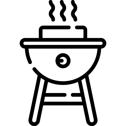 Barbeque skewer food bbq grill icon