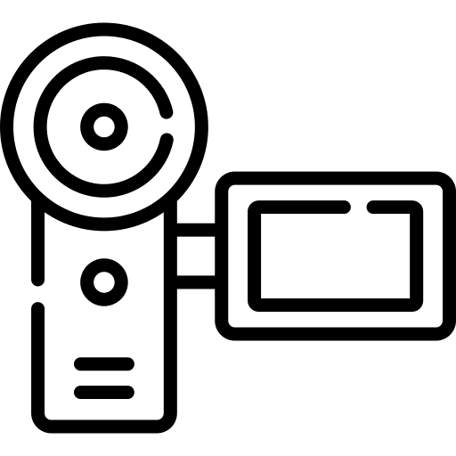 Camcorder electronics camcorder video icon