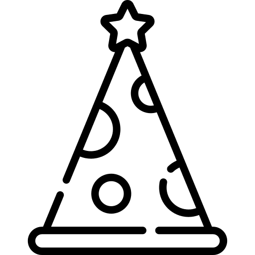 Hat fun hat hat party hat icon