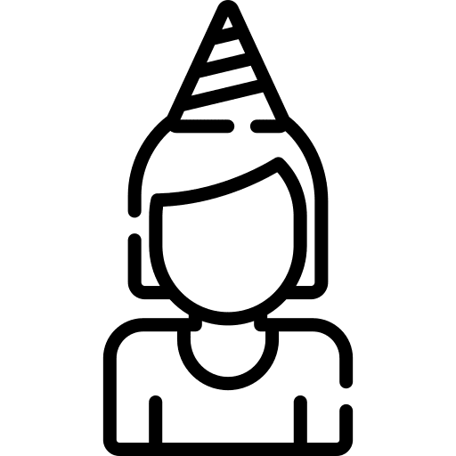 Birthday girl birthday girl short hair girl icon