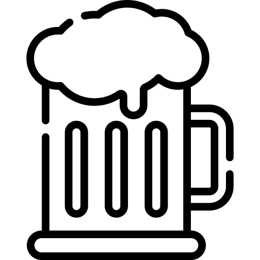 Beer pint of beer pub alcoholic drink icon