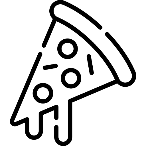 Pizza pizza fast food pizza slice icon