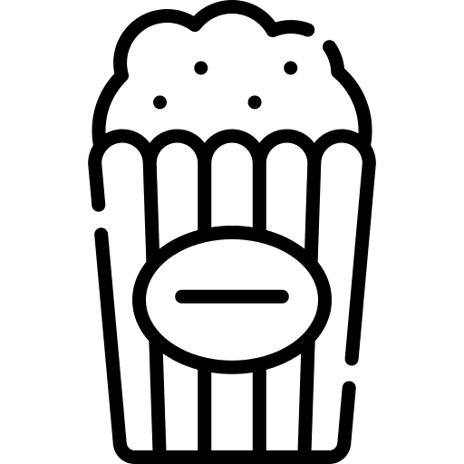 Popcorn food and restaurant food fast food icon