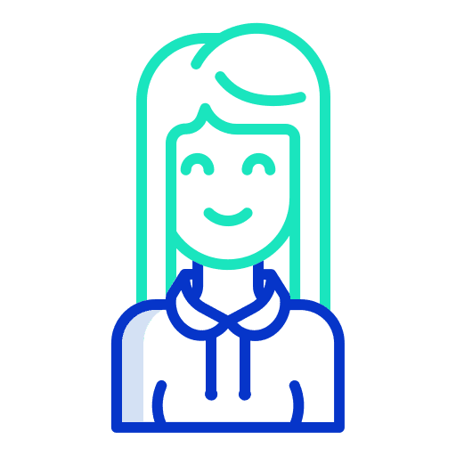 Woman avatar person girl icon