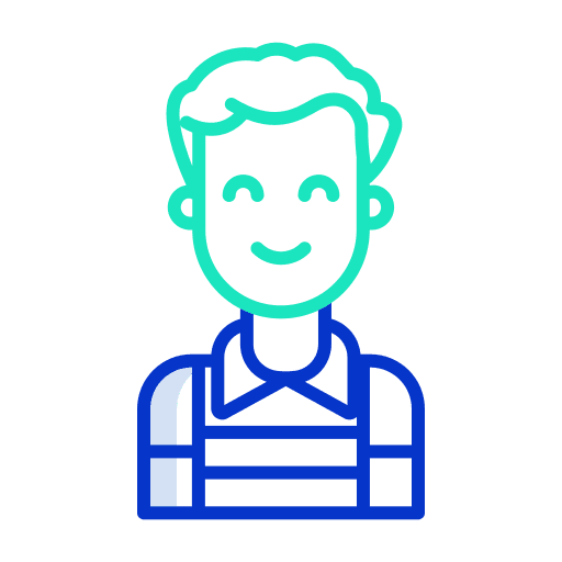 Boy male profile people icon