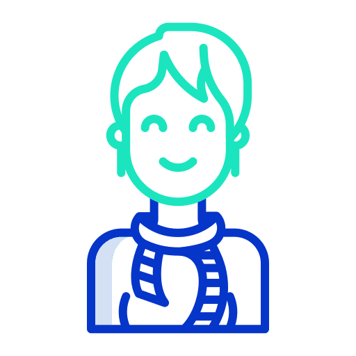 Woman girl young people icon