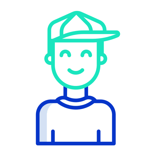 Man people cap man icon