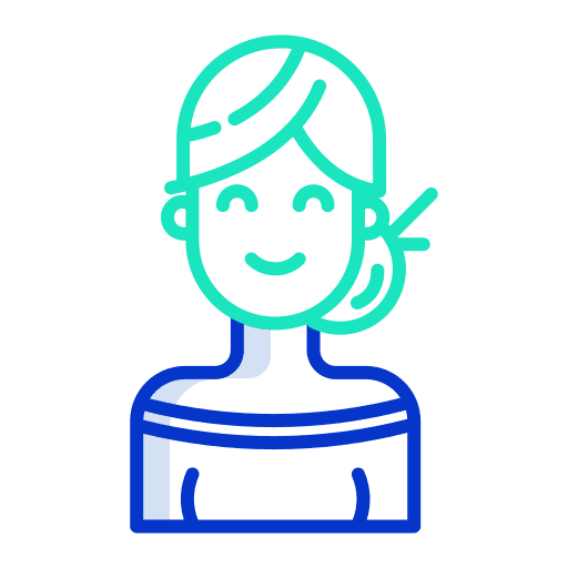 Woman person girl female icon