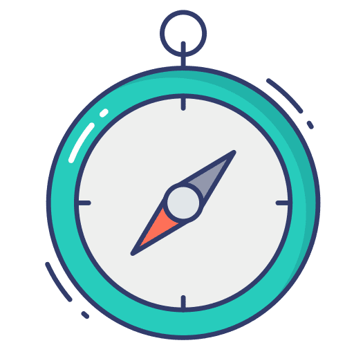 Compass direction compass navigation icon