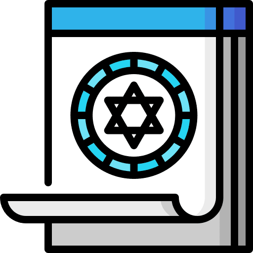 Passover time and date religion star of david icon