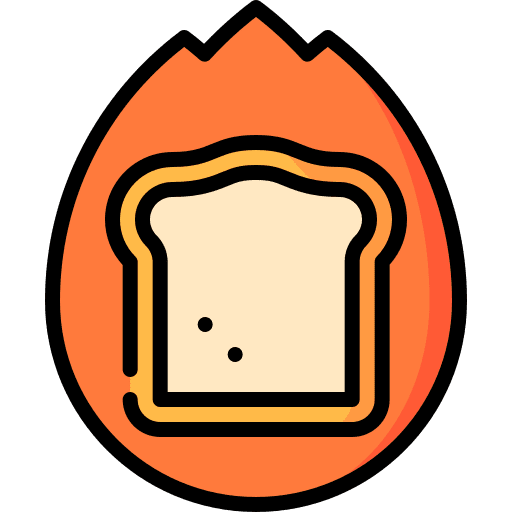 Bedikas chametz bread hebrew jewish icon