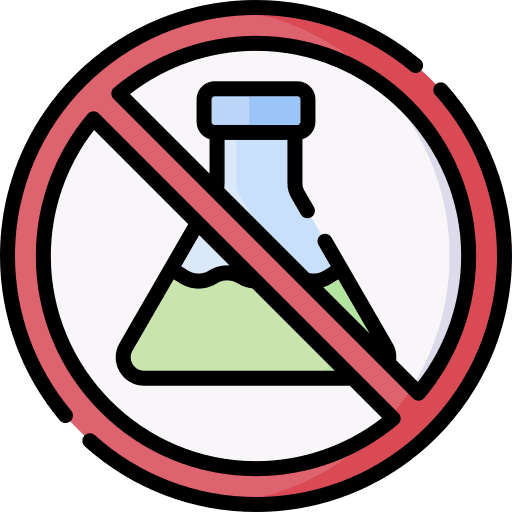 No chemical lab no chemical flask icon