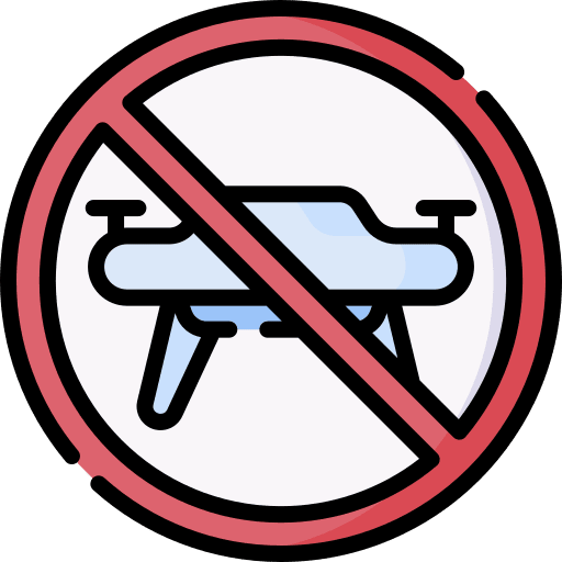 No drone zone signaling zone signal icon