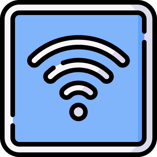 Wifi signal connect coverage internet icon