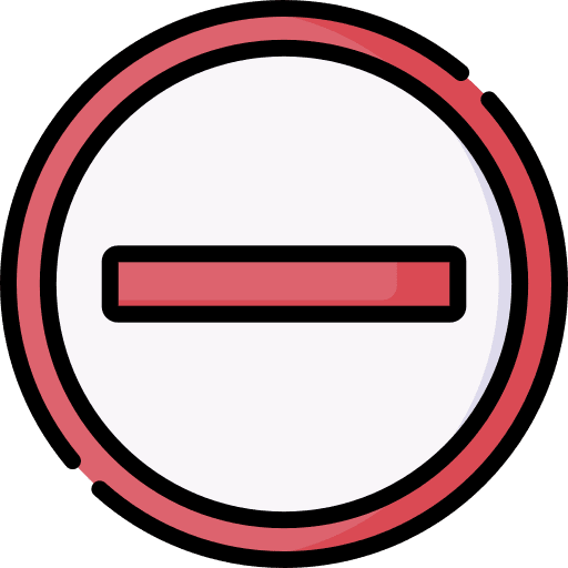 No entry no entry traffic sign busy icon