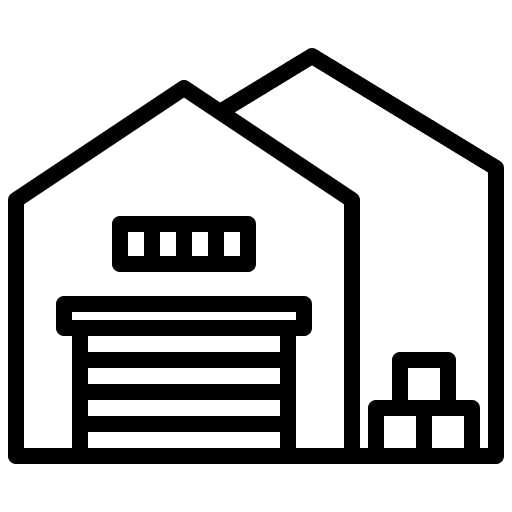 Warehouse shipping warehouses limited stock icon