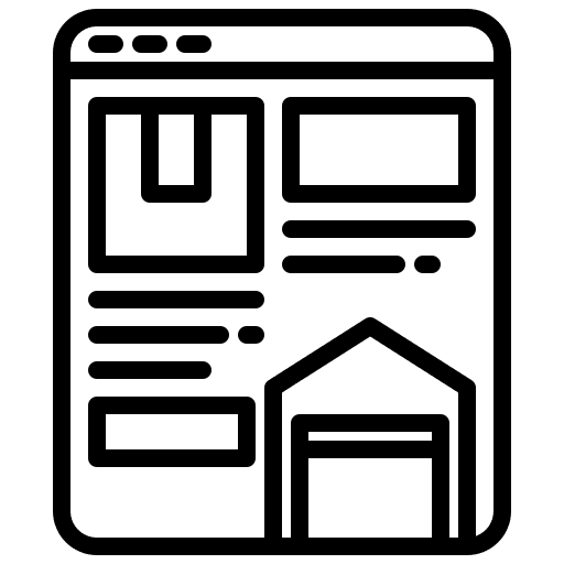 Website web page website browser icon