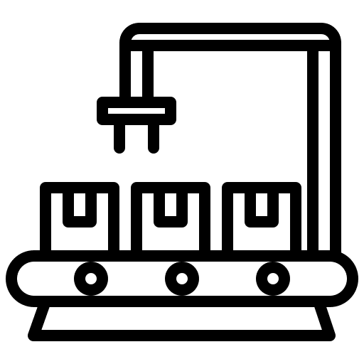 Belt shipping and delivery delivery products icon