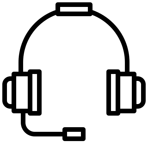 Headphone headphone communications shipping icon