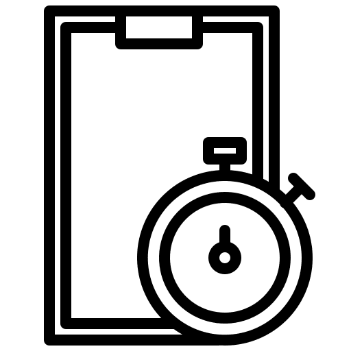 Schedule logistics delivery delivery time and date icon