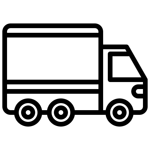 Van delivery car vehicle icon