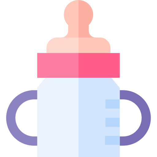 Baby bottle kid and baby feeding bottle baby bottle icon