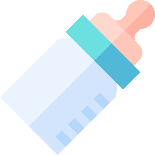 Baby bottle nursing feeding bottle kid and baby icon