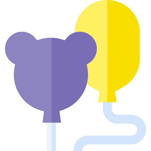 Balloon decoration balloons kid icon