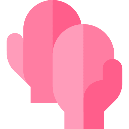 Mittens gloves protection accessory icon