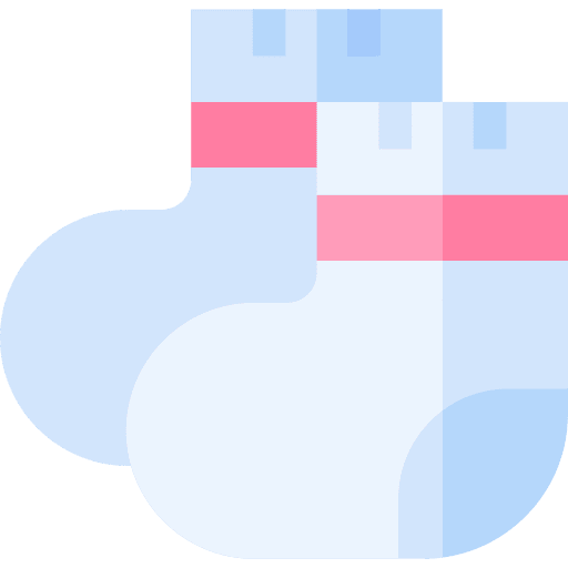 Socks clothes child kids icon
