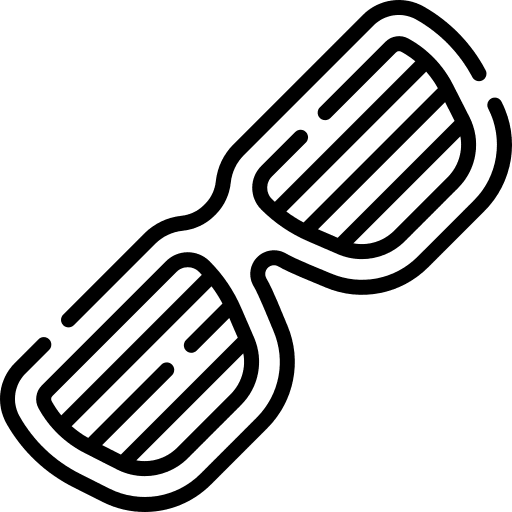 Party glasses vision fashion party icon