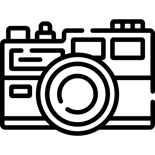 Photo camera analogic photograph electronics icon