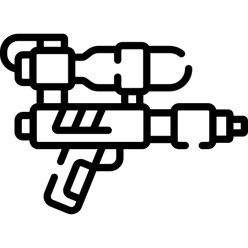 Water gun fun kid and baby toy icon