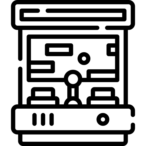 Arcade machine gaming video game game machine icon