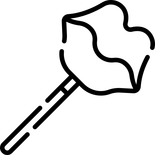 Lollipop sweet food and restaurant dessert icon