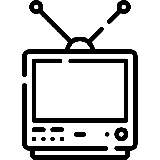 Tv screen film vintage icon