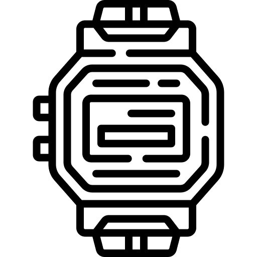 Wristwatch time wrist accesory icon