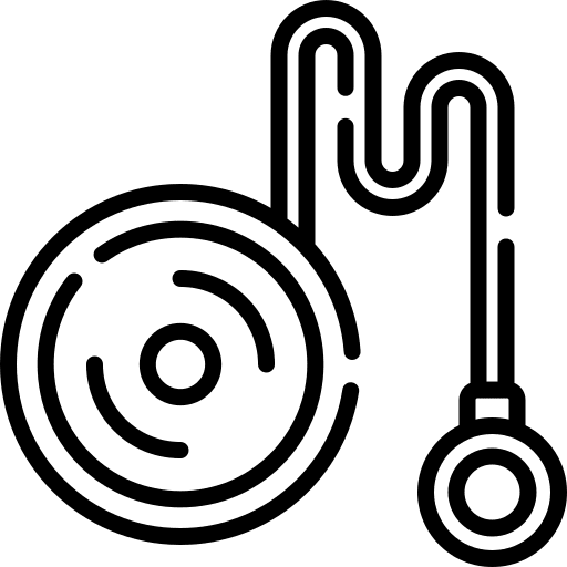 Yoyo entertainment childhood toy icon