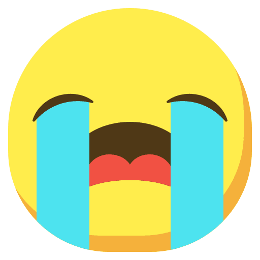 Crying smileys emoticons face icon