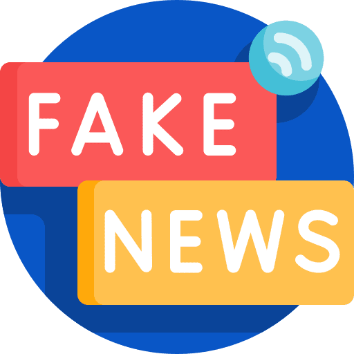 Fake news fake news viral electronics icon