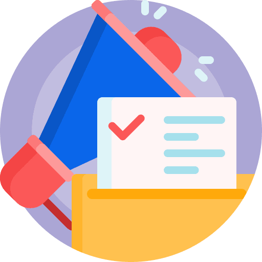 Propaganda fake news speaker voting icon