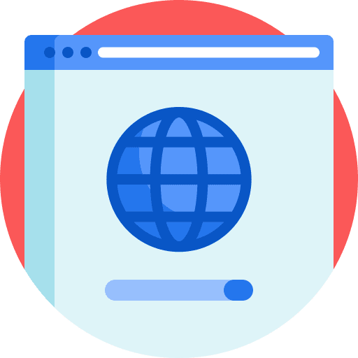 Browser internet browser seo and web icon